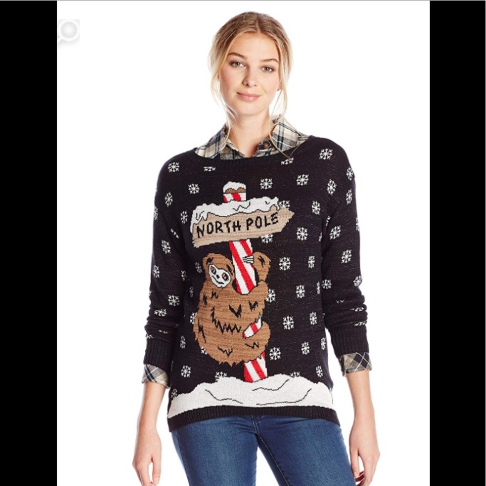 Ugly Holiday Sloth Sweater